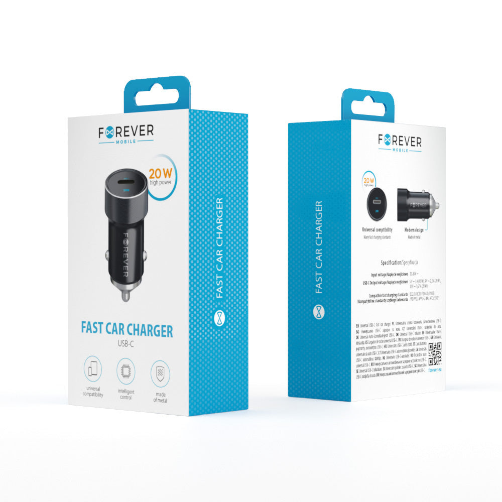USB-Ladeadapter fürs Auto 20W QuickCharge PowerDelivery – Schnelles Aufladen unterwegs
