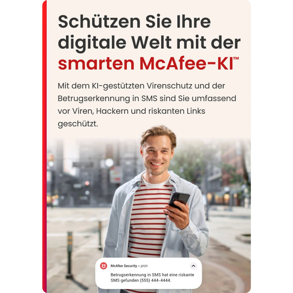 McAfee LiveSafe 2025 Virenschutz - unbegrenzte Anzahl von Geräten inkl. VPN - Sofortige Lieferung via Mail