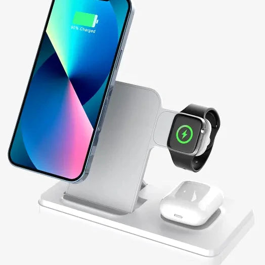 3-in-1 Kabellose Ladestation für Smartphones